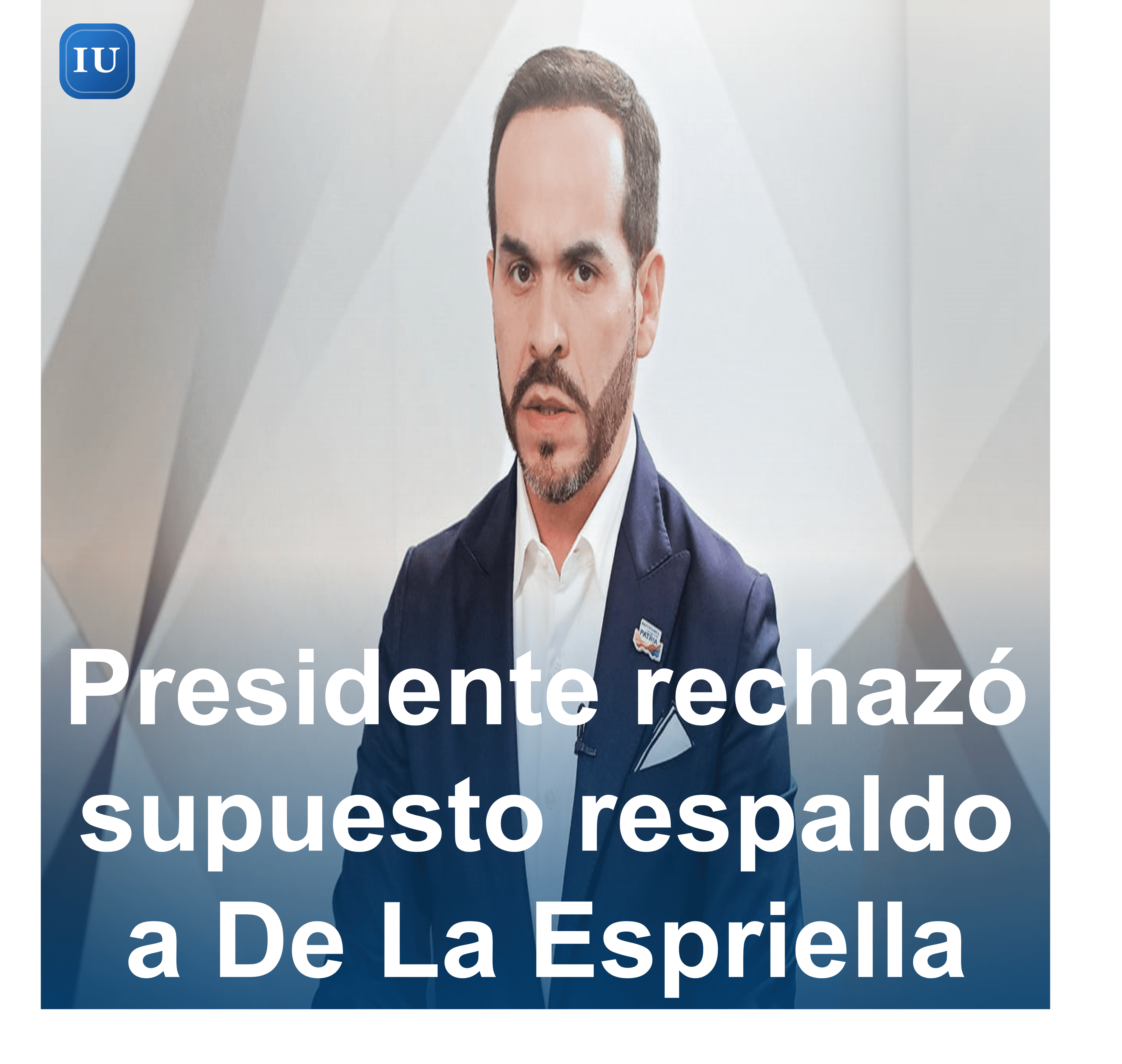Presidente rechazó supuesto respaldo a De La Espriella
