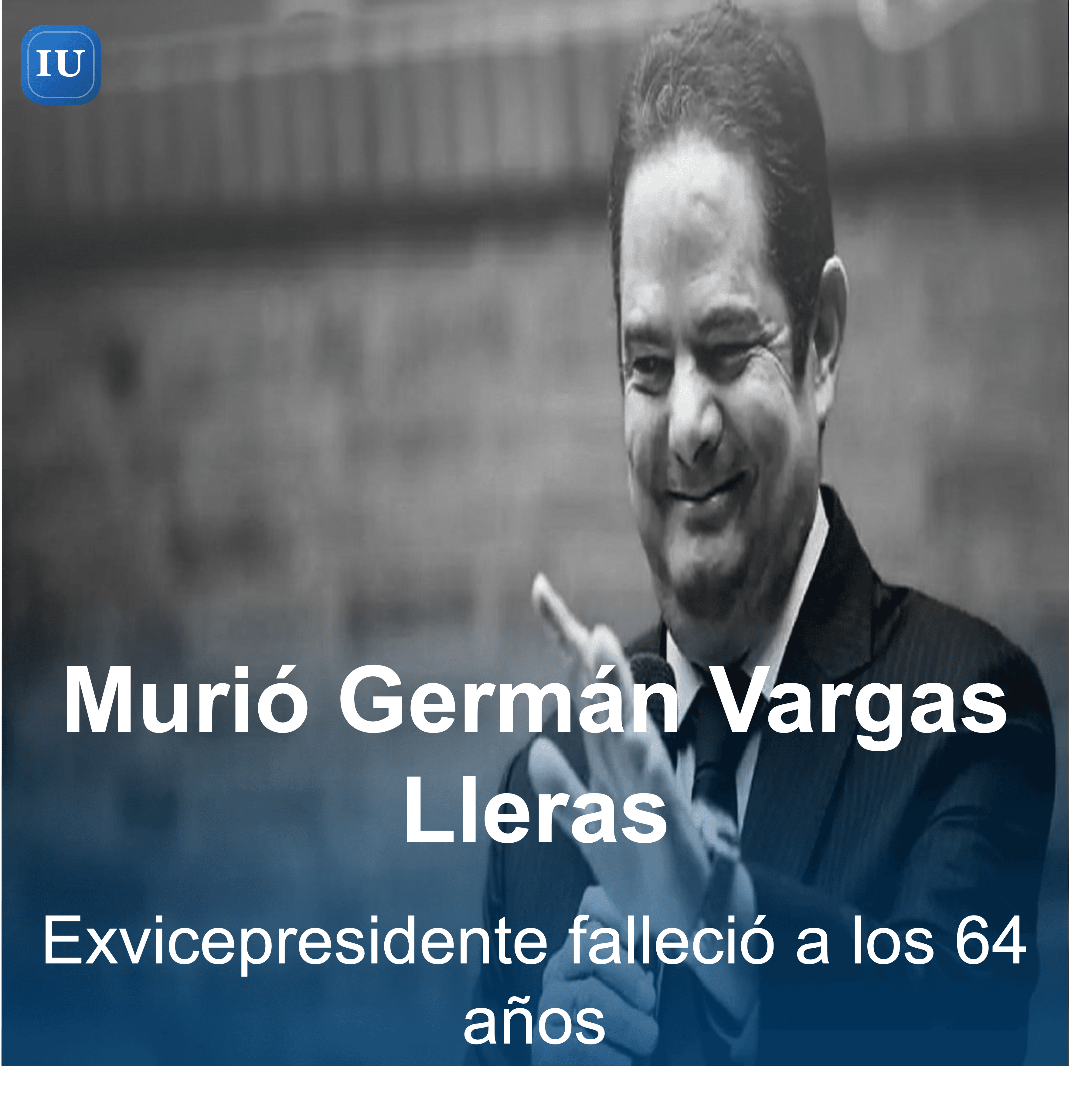 Murió Germán Vargas Lleras, exvicepresidente de Colombia, a los 64 año