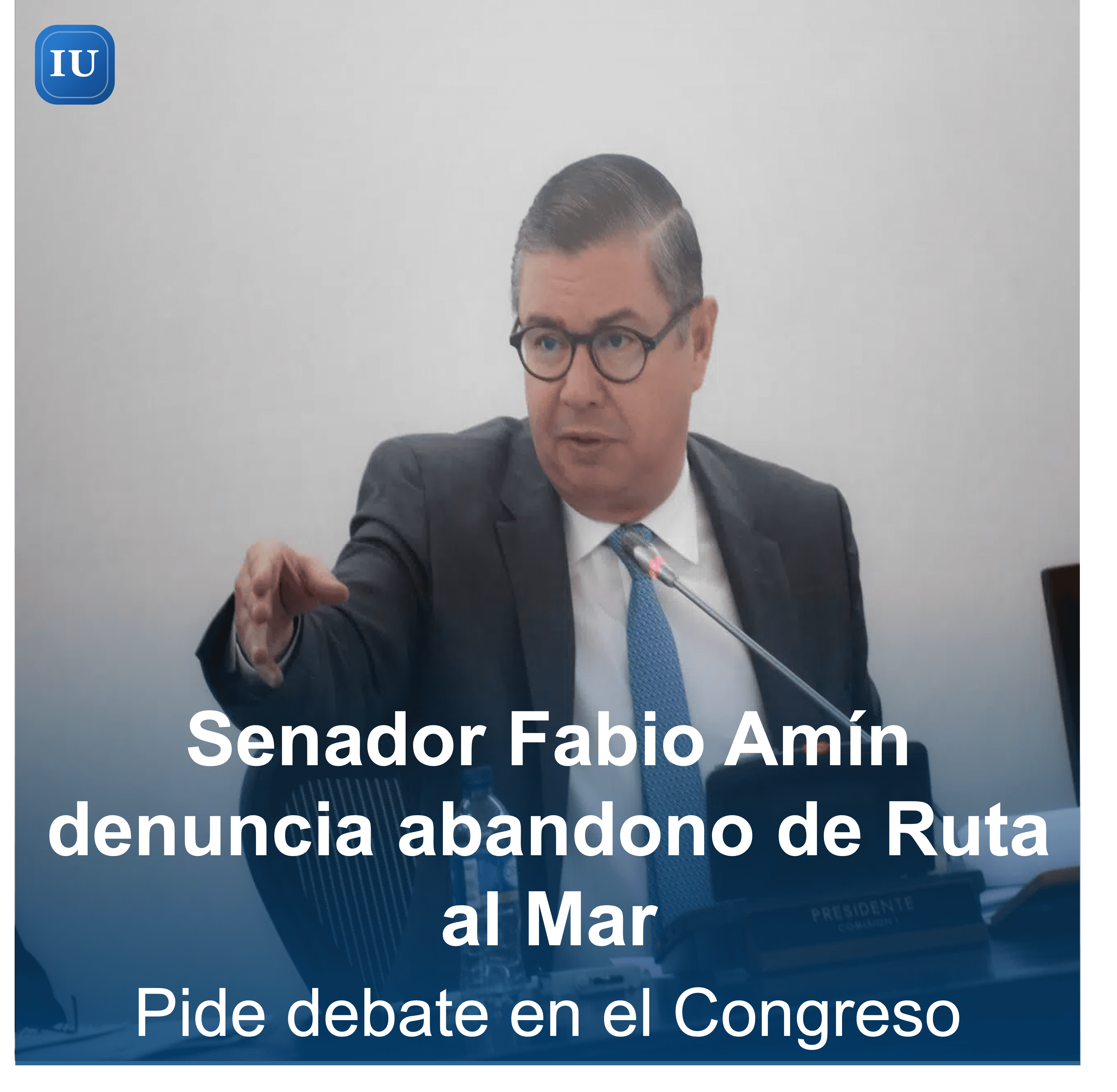 “Nadie nos da soluciones”: senador Fabio Amín denuncia abandono de obras de Ruta al Mar en Córdoba